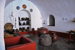 view of kitchen area at Museo Nacional del Virreinato, Tepotzotlan