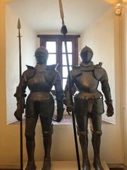 forged iron ceremonial armor from the first half of the 16th century