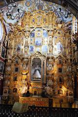 Main altar of the domestic chapel at the Museo Nacional del Virreinato in Tepotzotlan, Mexico State