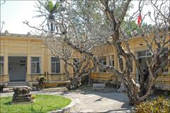 La cour du musée de sculpture Cham à Da Nang