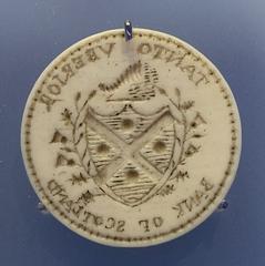 Mutton bones from a forgery kit for a banknote at the Museum on the Mound