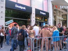 promotional event by Desigual at Düsseldorf Königsallee in June 2012