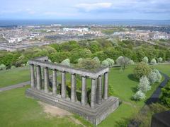 Calton Hill Monument from City Observatory