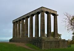 The National Monument of Scotland on Calton Hill