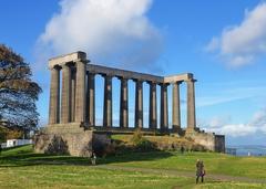 National Monument of Scotland on Calton Hill