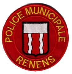 Insignia of former Police Municipale Ville de Renens, Switzerland