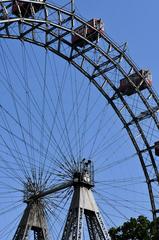 Giant Ferris wheel in Vienna Prater