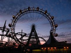 Wiener Riesenrad in Prater, Vienna, Austria