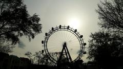 Wiener Riesenrad iconic Ferris wheel in Vienna