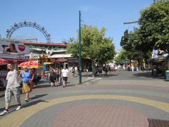 Wurstelprater amusement park in Vienna