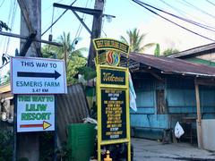 Kanlurang Bukal barangay marker in Liliw, Laguna