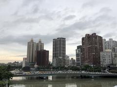 Kaohsiung Aihe riverside skyline