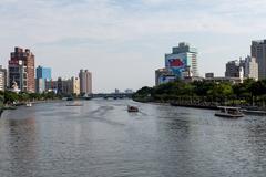 The Love River in Kaohsiung, Taiwan