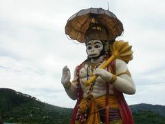 52 feet high statue of Lord Hanuman at Naukuchiatal