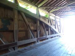 Neet Covered Bridge with sidewall posts and arch