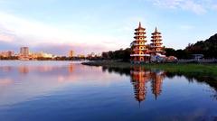 Lianchitan lotus pond in Zuoying District, Kaohsiung City