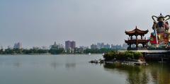 Statue of the Jade Emperor at the Lotus Pond in Kaohsiung, Taiwan