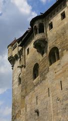 Burg Liechtenstein castle in Austria against a clear sky