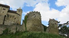 Burg Liechtenstein castle on a sunny day