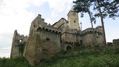 Burg Liechtenstein castle view