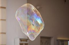 Colorful soap bubble