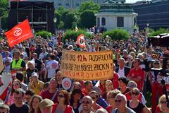 Demonstration against the 12-hour workday in 2018