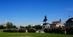 Am Heldenplatz panoramic view