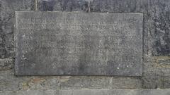 Memorial plaque on Königstein Fortress