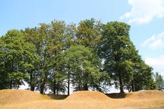 Scenic view of a location within the Königstein Fortress in Saxony, Germany