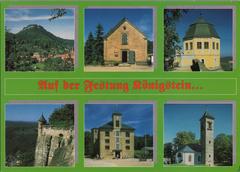 Festung Königstein historical fortress view