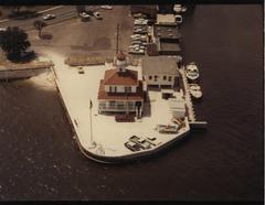 New Canal Lighthouse and US Coast Guard Station aerial view