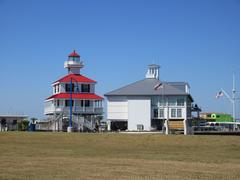 New Canal Lighthouse from Lakeshore Drive New Orleans