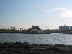 Damaged New Basin Canal Lighthouse after Hurricane Katrina