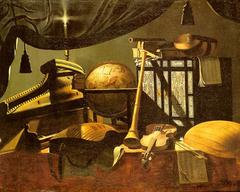 Still Life with Musical Instruments by Evaristo Baschenis