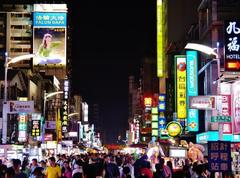 Liuhe Night Street Market in Kaohsiung, Taiwan