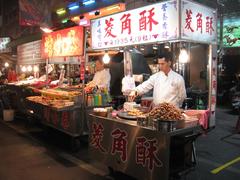 Liouho Night Market, Kaohsiung at night