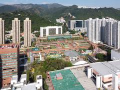 New Town Plaza Phase 1 aerial view