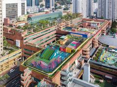 New Town Plaza Podium Aerial view