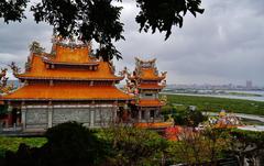 Backside of the Main Hall of the Guandu Temple in Taipei, Taiwan