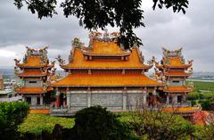 Backside of the Main Hall of Guandu Temple, Taipei