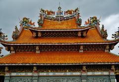 Backside of the Main Hall of Guandu Temple, Taipei