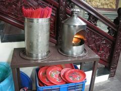 Guandu Temple with free incense in Taipei