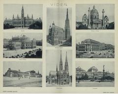 panoramic view of Vienna cityscape with St. Stephen's Cathedral