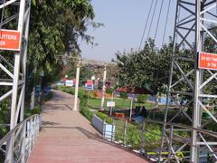 Nicco Park with Ferris wheel and manicured lawn