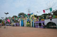 Nicco Park entrance at Jheel Meel in Kolkata