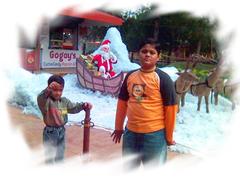 Shanu and Shubham at Nicco Park in Kolkata