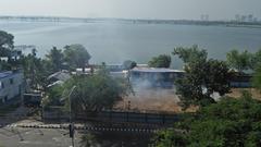 Garbage burning in Kolkata