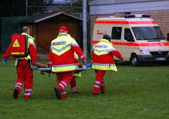 Rescue operation by the Johanniter in Brühl