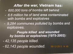 Statistical data showcasing the after-effects of the Vietnam War on the Vietnamese population