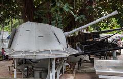 Artillery on display at the War Remnants Museum